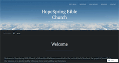 Desktop Screenshot of hopespring.org